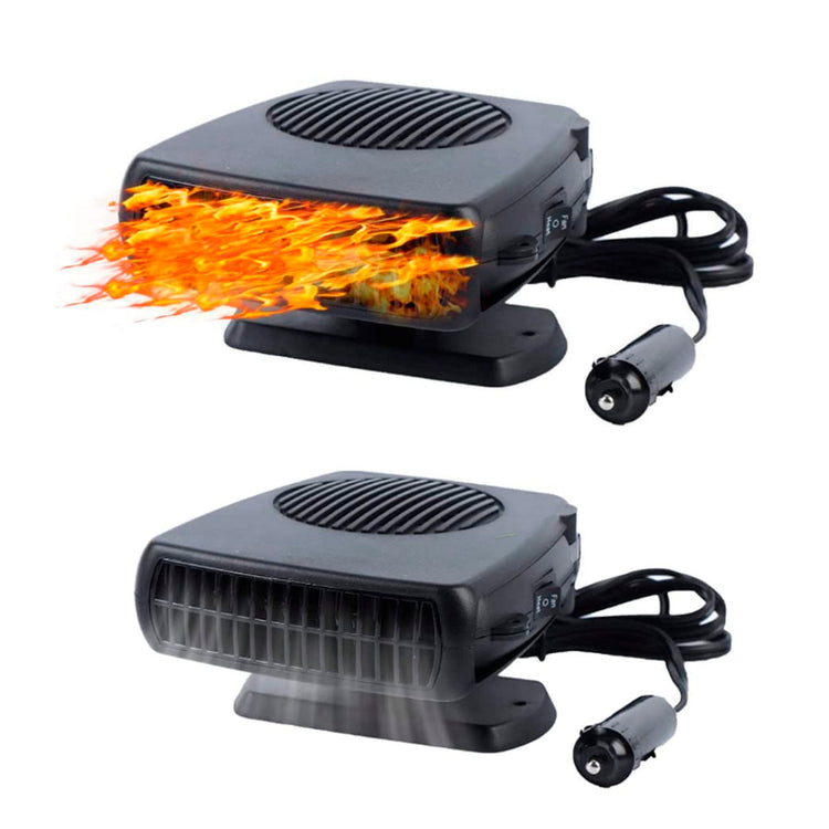 Caloventilador Desempañador Auto Frio Calor Portatil 12V