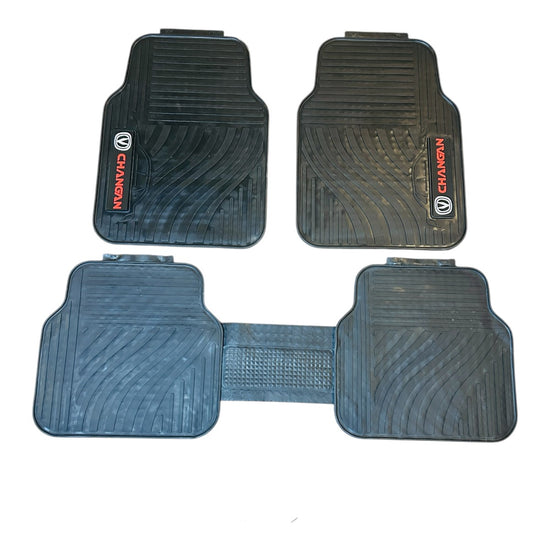 Juego Alfombras 5 Piezas Changan con logo color Rojo