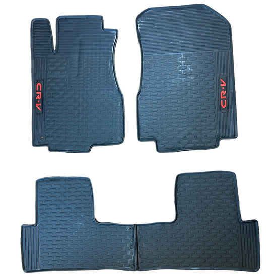 Juego Alfombras Honda CRV 2011 2016 para autos en goma