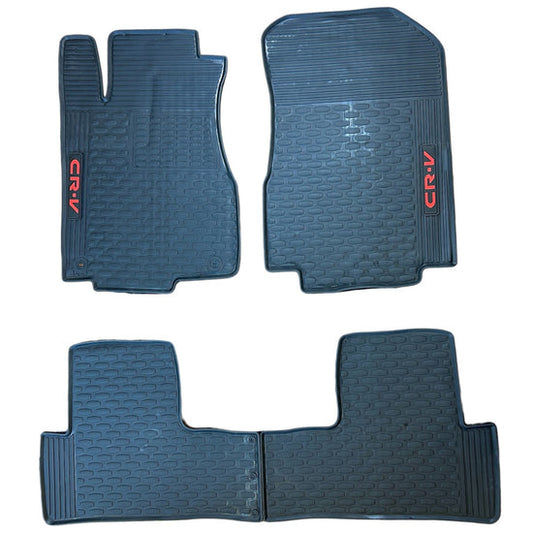 Juego Alfombras Honda CRV 2011 2016 para autos en goma