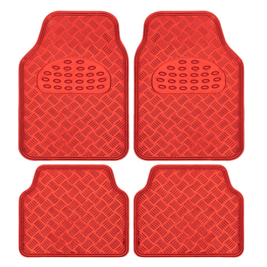 Juego Alfombras para autos en aluminio 4 piezas