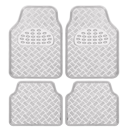 Juego Alfombras para autos en aluminio 4 piezas