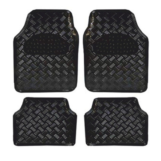 Juego Alfombras para autos en aluminio 4 piezas