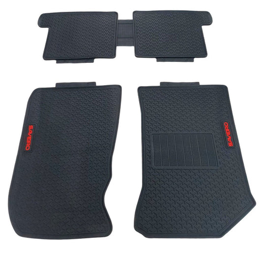 Juego Alfombras VW Saveiro para autos en goma