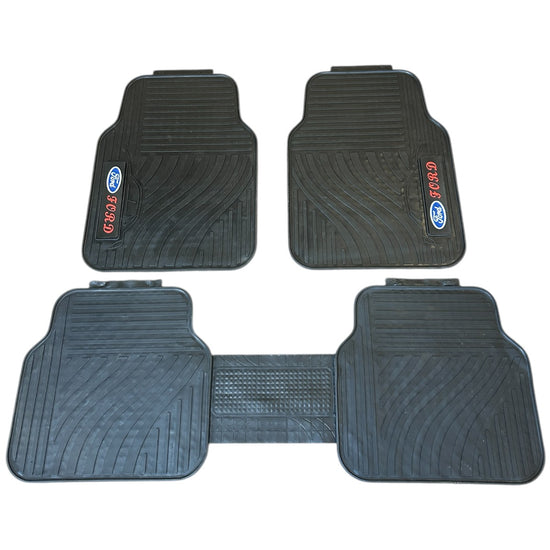 Juego de Alfombras Ford para autos en goma