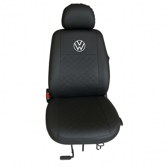 Juego Funda Cubreasientos para auto Eco cuero Logo Vw