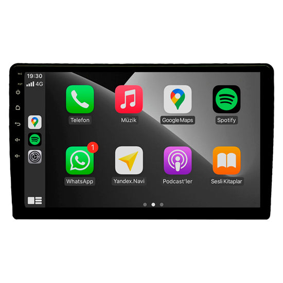 Radio Doble Din 9" Android 15 4+64Gb Fm/Am